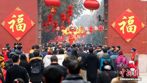 春節7天假期北京旅游收入52億元廟會人氣最旺